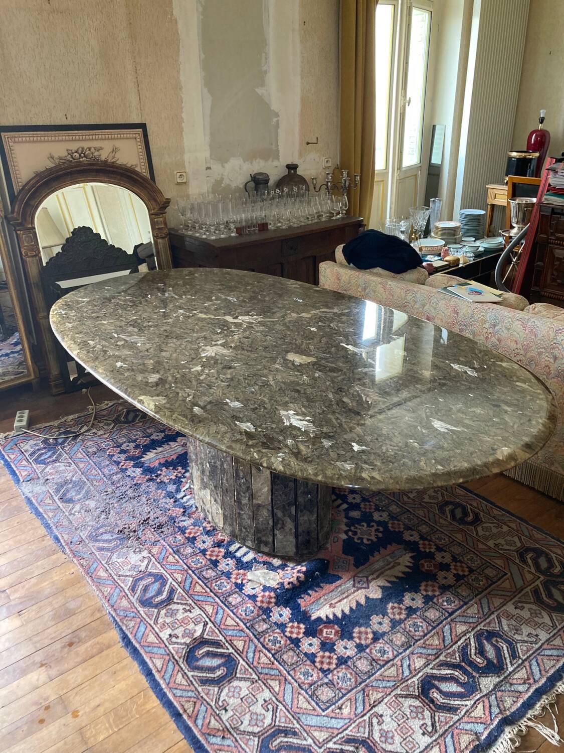 Jean Charles marble dining table