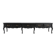 20th Century Louis XV style black low sideboard, France