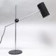 Black articulated desk lamp from the 60s