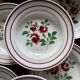 Set of 12 vintage soup plates - Les Roses -