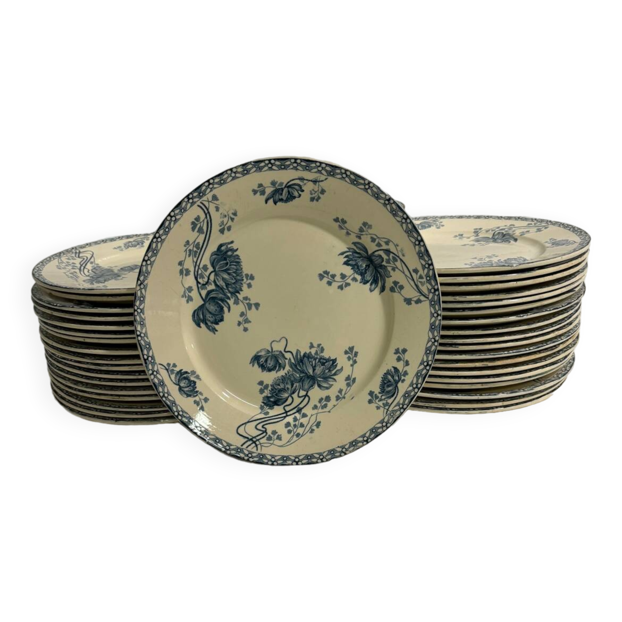 Sarreguemines Royat flat plates