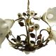 Vintage Floral Pendant Light from W.Müller-München 1980s