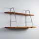 Solid oak wall shelf