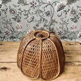 Vintage rattan pendant lamp