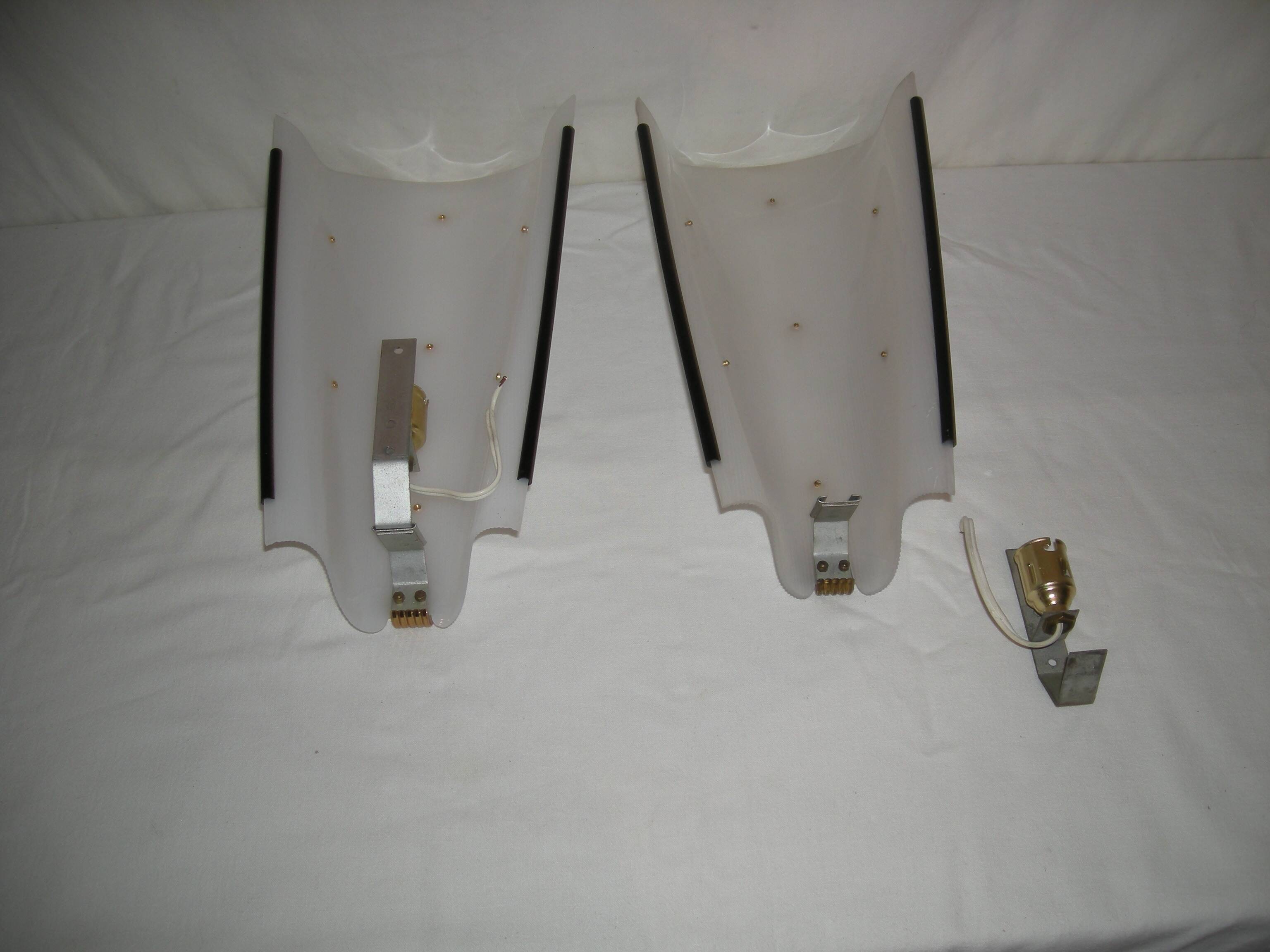 pair of wall lights from the 50s