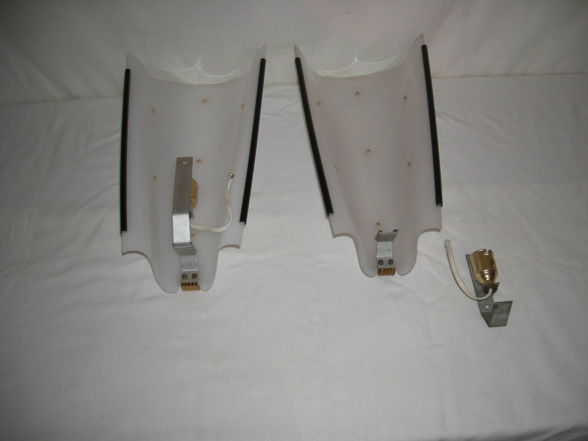 pair of wall lights from the 50s