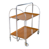 Rolling trolley in formica and chrome Design, 1970