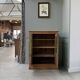 Art Deco glass-fronted oak sideboard (renovated)