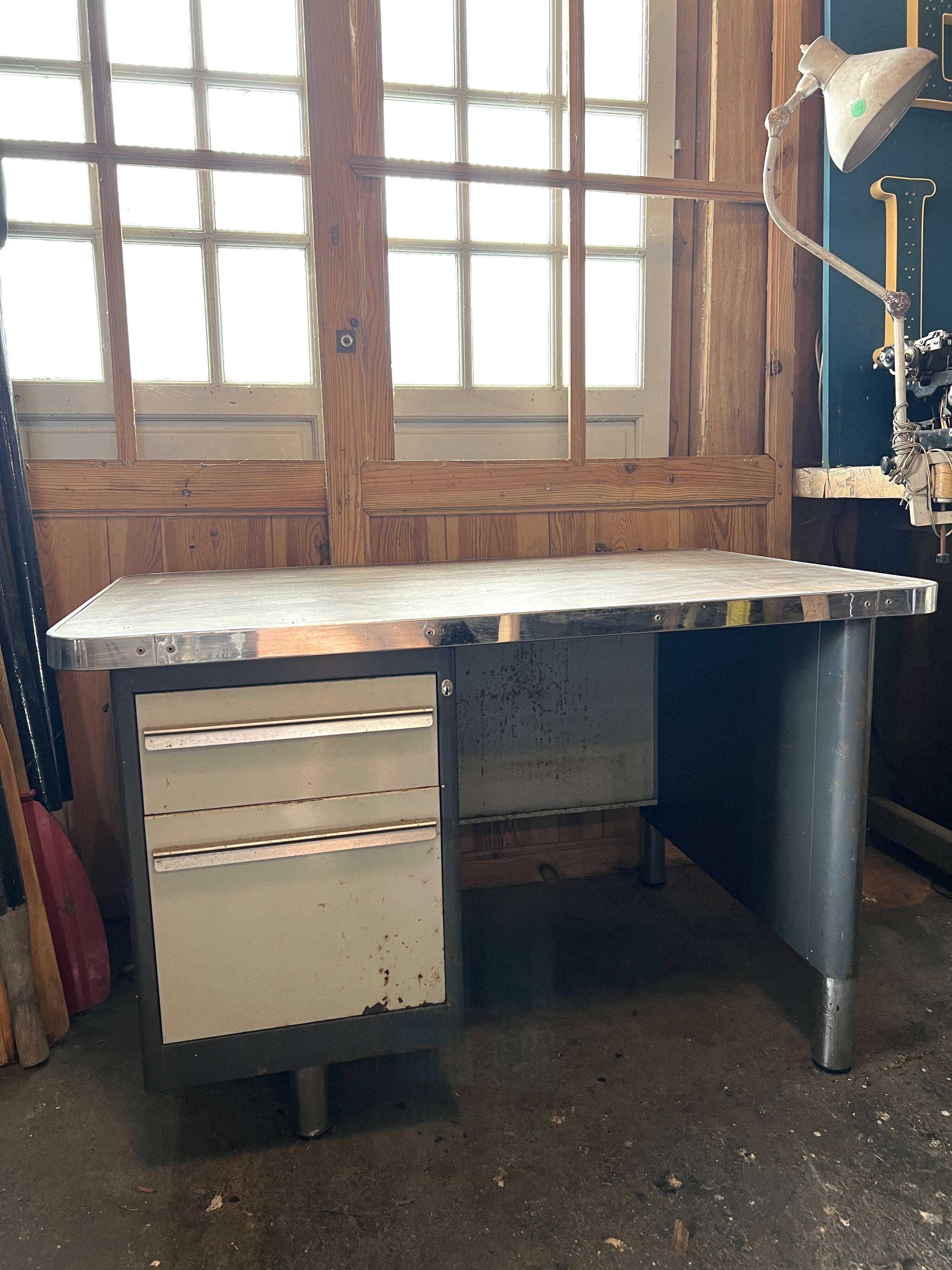 Vintage industrial desk