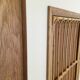 Armoire bois et rotin
