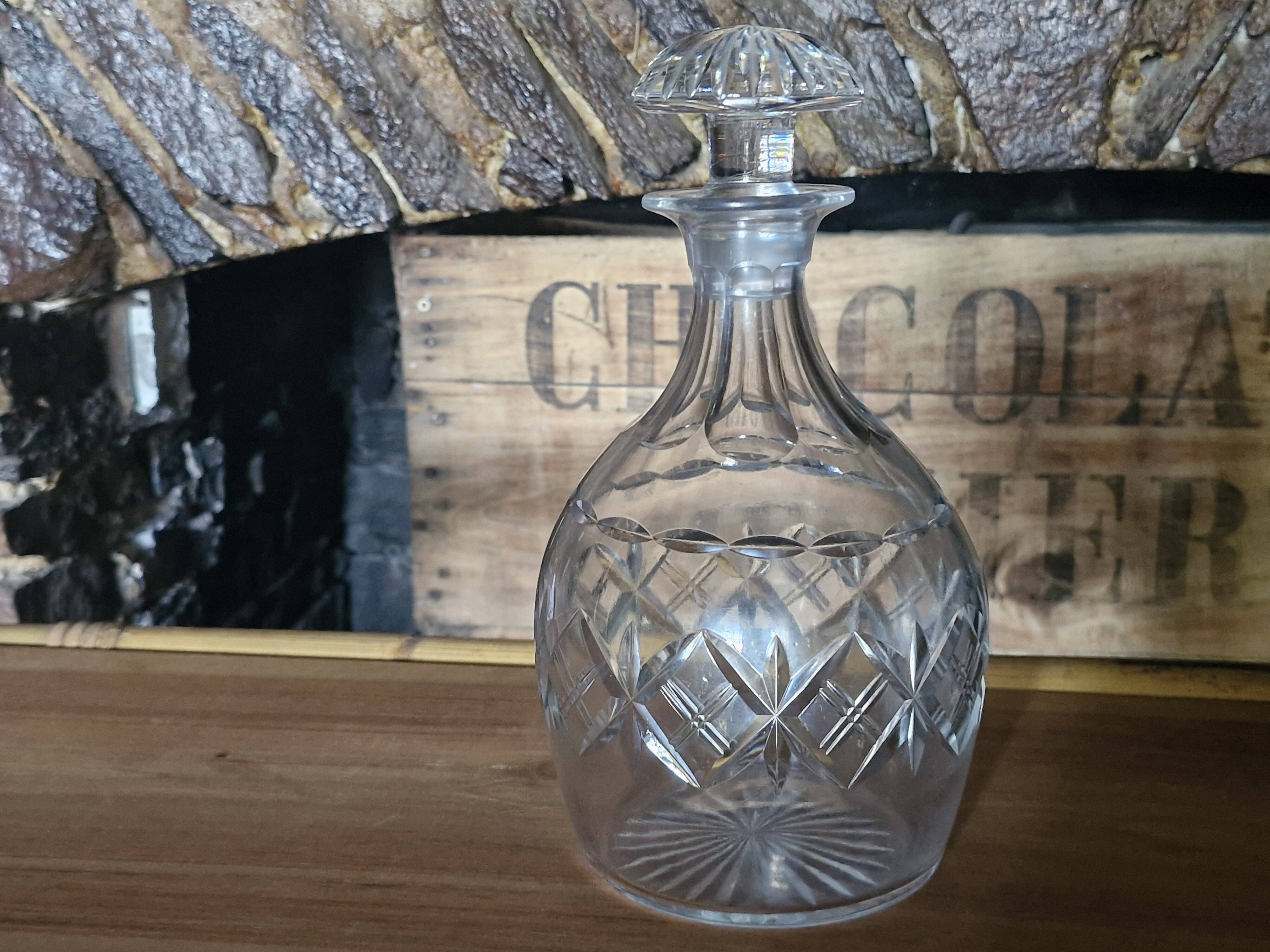 Antique cut crystal carafe - Val St Lambert ??
