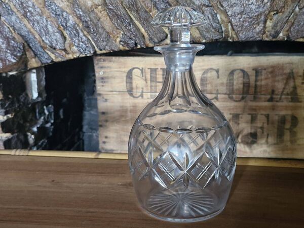 Ancienne carafe en cristal taillé - Val St Lambert ??