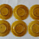 lot 6 dessert plates slurry Sarreguemines
