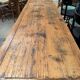 Buffet brutaliste en vieux sapin