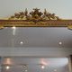 English giltwood overmantle mirror h161cm