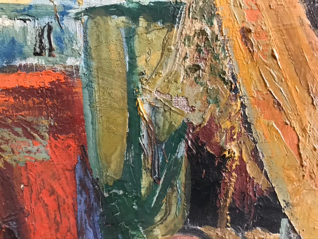 Painting Marine Guy Jeanjean 1966