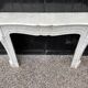 Louis XV style fireplace in Carrara marble around 1900