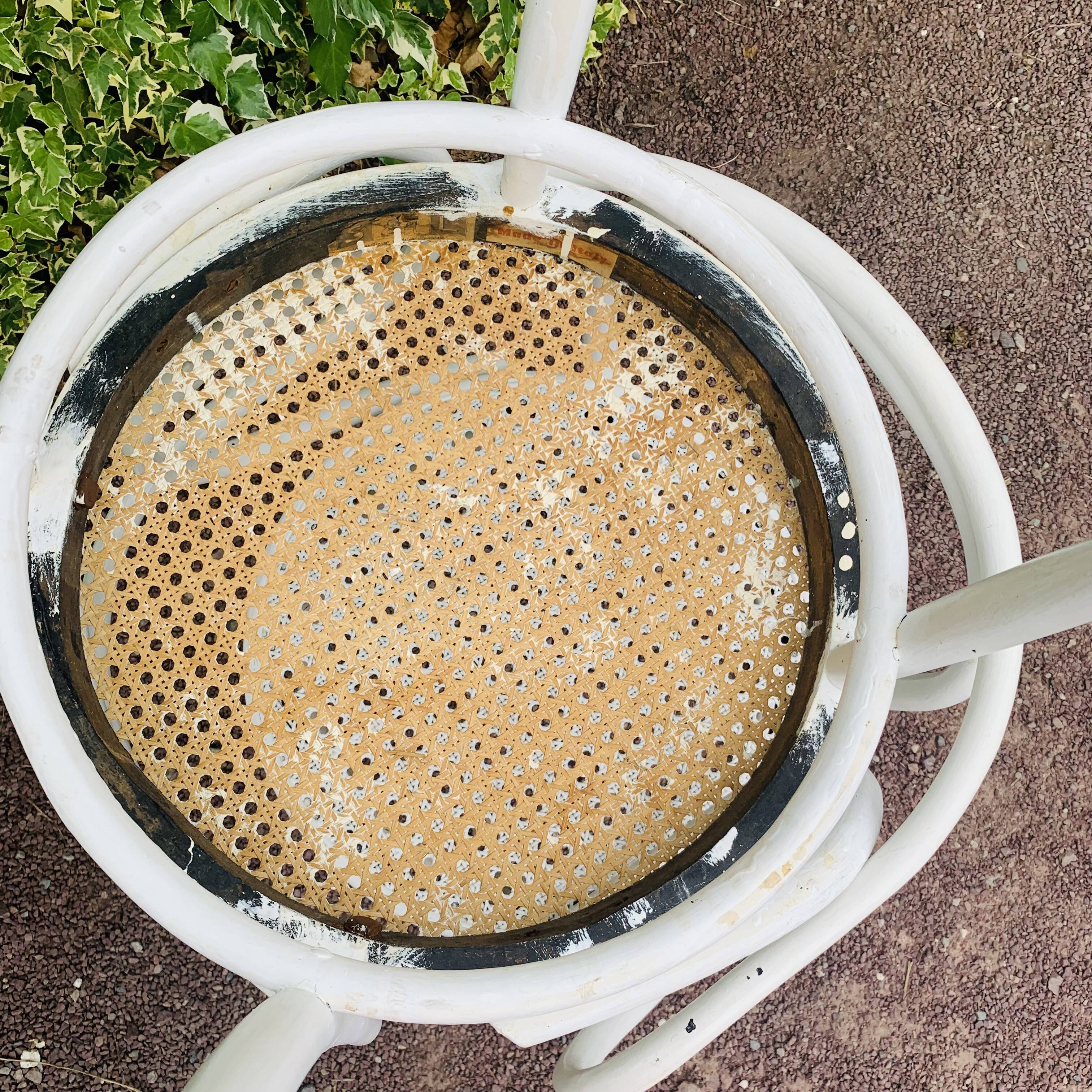 Antique pair of Italian Salvatore Leone chairs