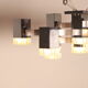 Ceiling light model 'Cubic' with 13 light units by Sciolari - Italy - 1970's