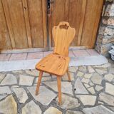 Chaise brutaliste vintage