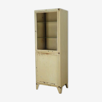 Industrial steel pharmacy cabinet