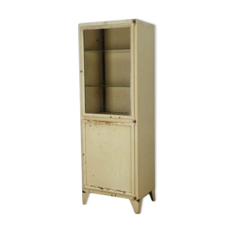 Industrial steel pharmacy cabinet