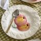 9 dessert plates and 1 barbotine dish from Sarreguemines
