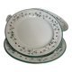 Set of 4 porcelain plates