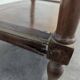 Louis XVI period mahogany gallery bedside table