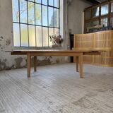 Solid oak farmhouse table 180/270 cm + extensions