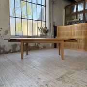 Table de ferme extensible en chêne massif