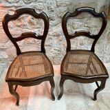 Paire chaises Louis Philippe