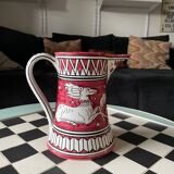 Ceramique artisanale italienne Volpi Deruta signée