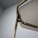 Mid-Century Brass and Smoked Glass Tea Table, 1970s, Germany