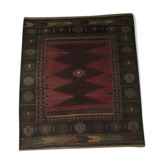 Old kilim carpet 128 x 148 cm