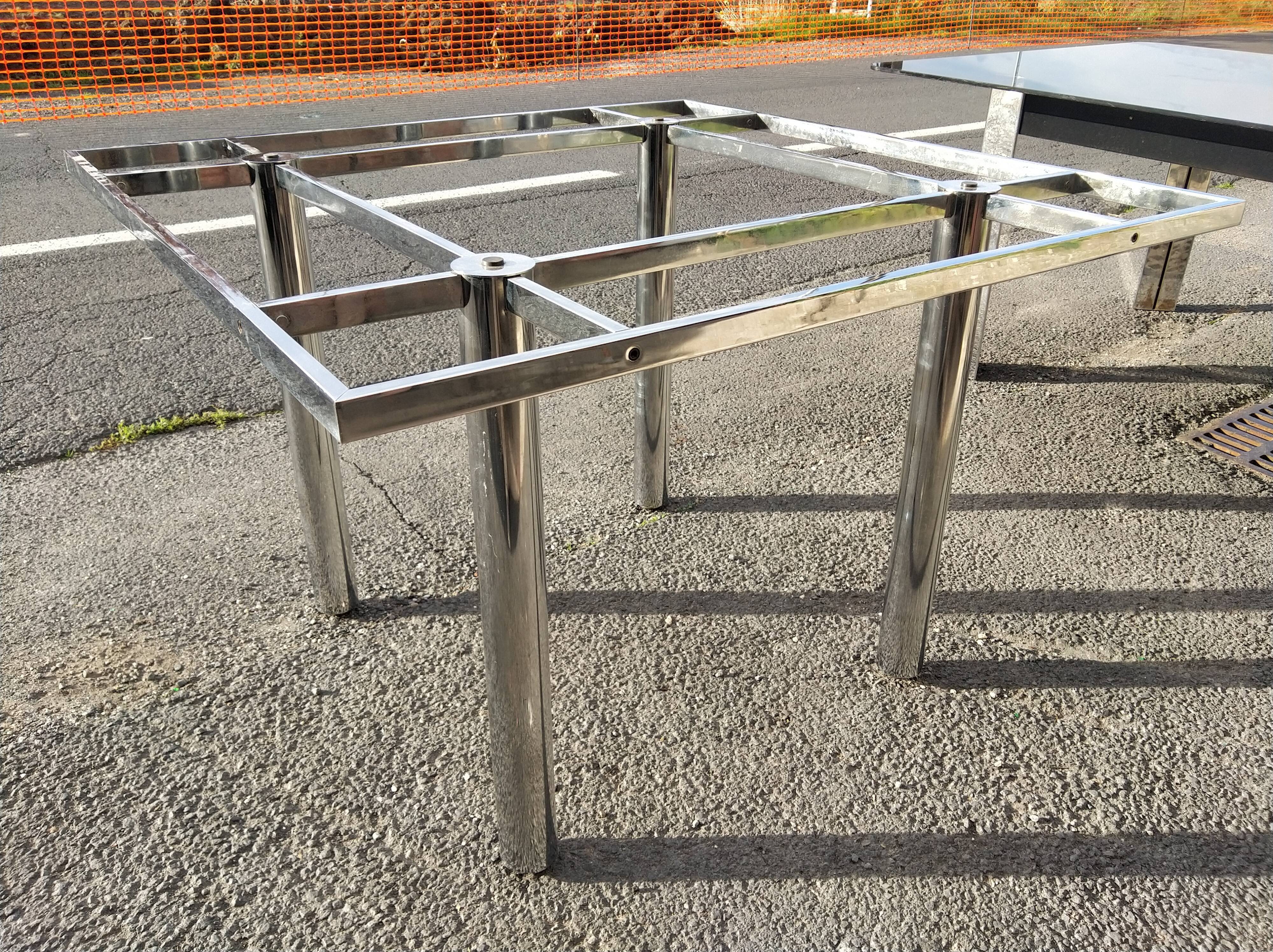 Chrome steel table