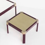 Vintage Regency Style Nesting Tables Attribution Roméo Rega France 70s