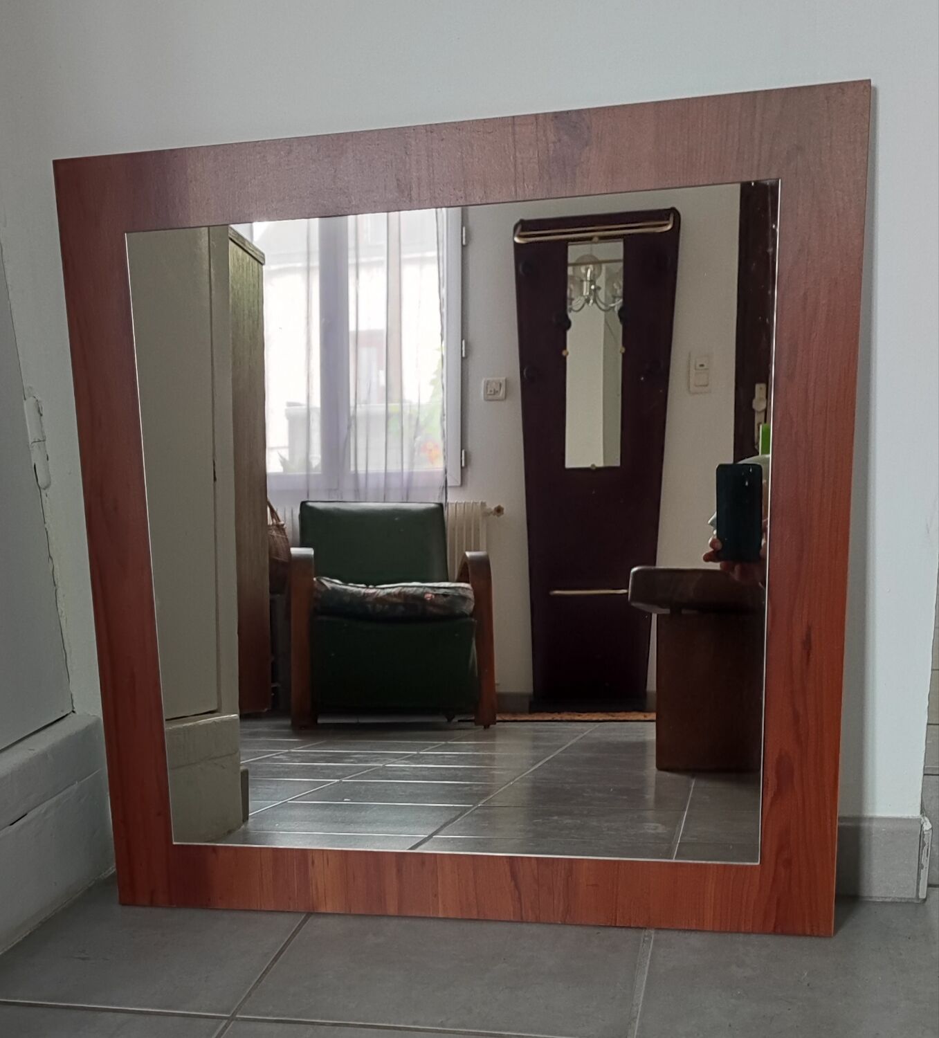 1970s Scandinavian style mirror