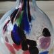 Speckled Blown Art Glass Ball Vase