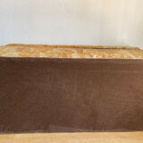 Banc pouf coffre en cuir patchwork  De Sède