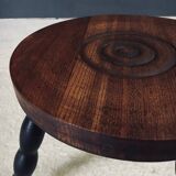 French Bobbin Tripod Stool, 1940s