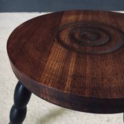 French Bobbin Tripod Stool, 1940s