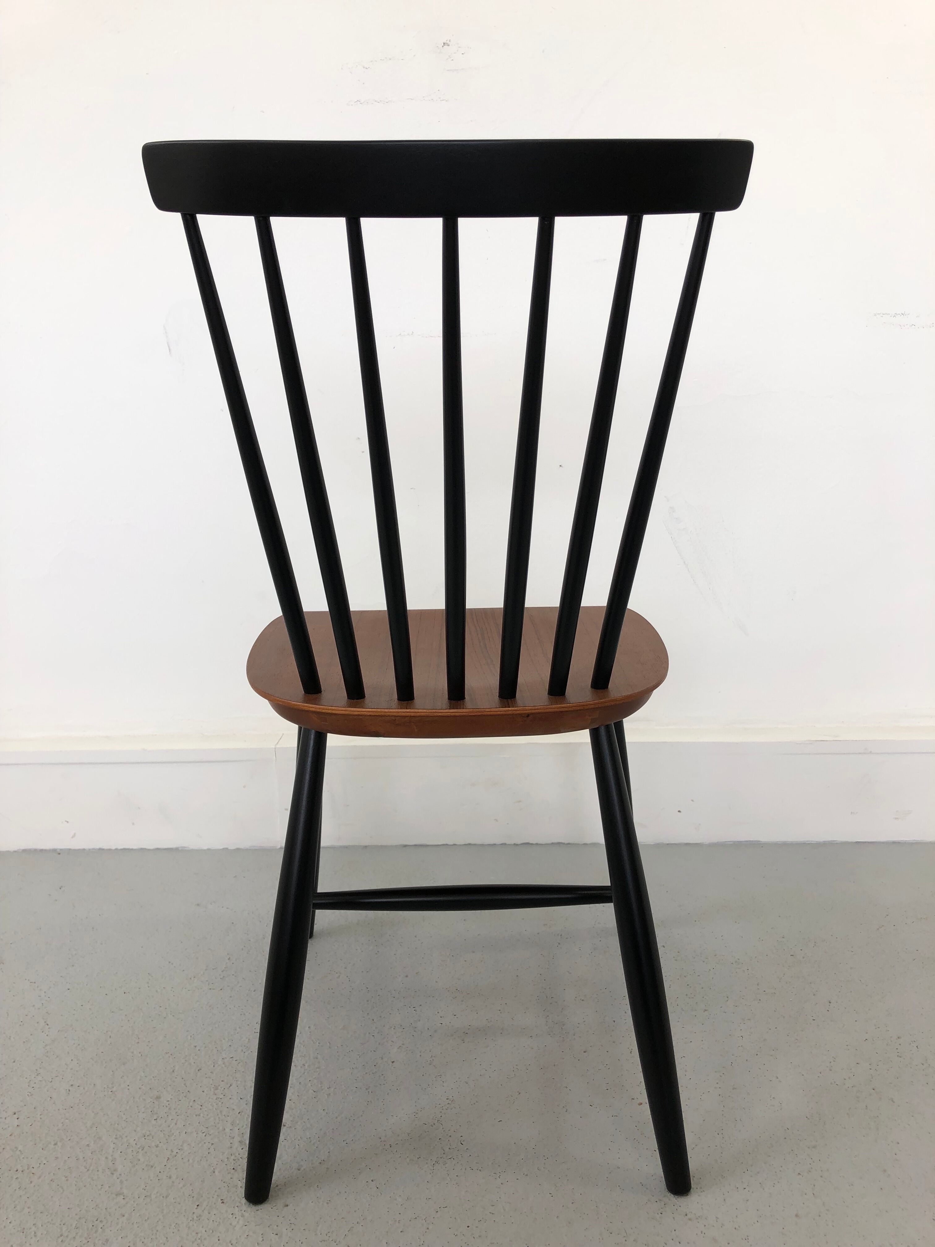 Swedish Teak Chairs by S. E. Fryklund for Hagafors, 1960s, Set of 4