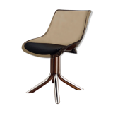 Chaise vintage space age plexiglass