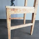 vintage wooden chair, 50s