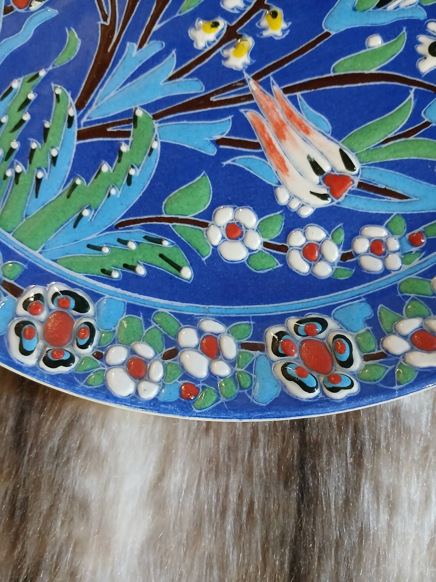 Plat décoratif de Kutahya