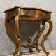 Console galbée époque Napoléon III en acajou vers 1850