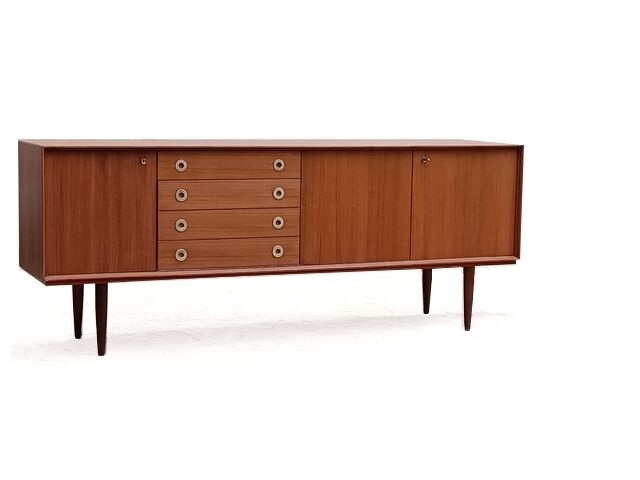 Teak sideboard Scandinavian design 1950s