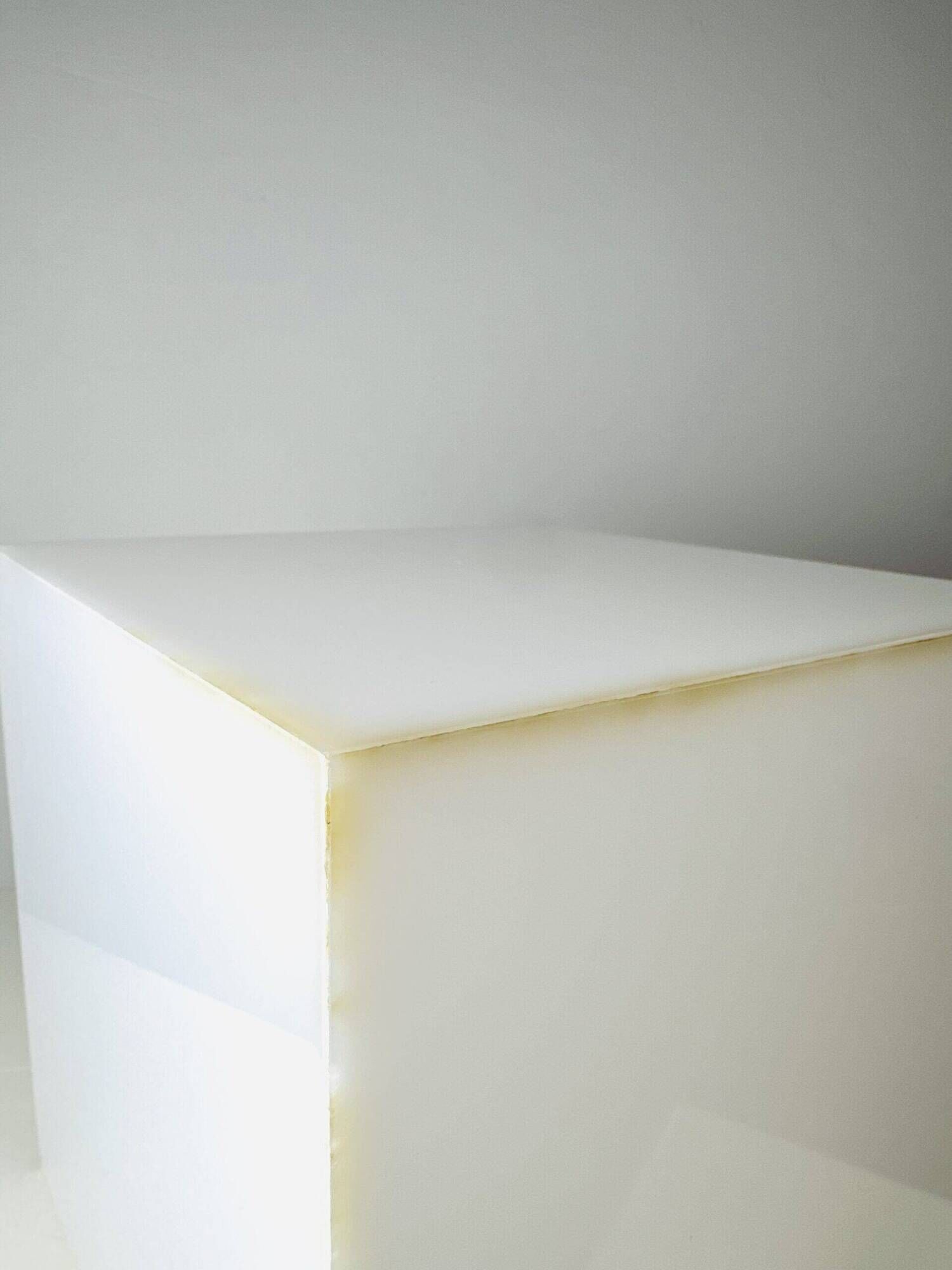Cube Shaped Table Lamp By Harco Loor For Harco Loor Design, The Netherlands 1980S
