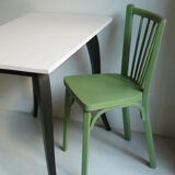 Chaise bistrot vert kasbouri